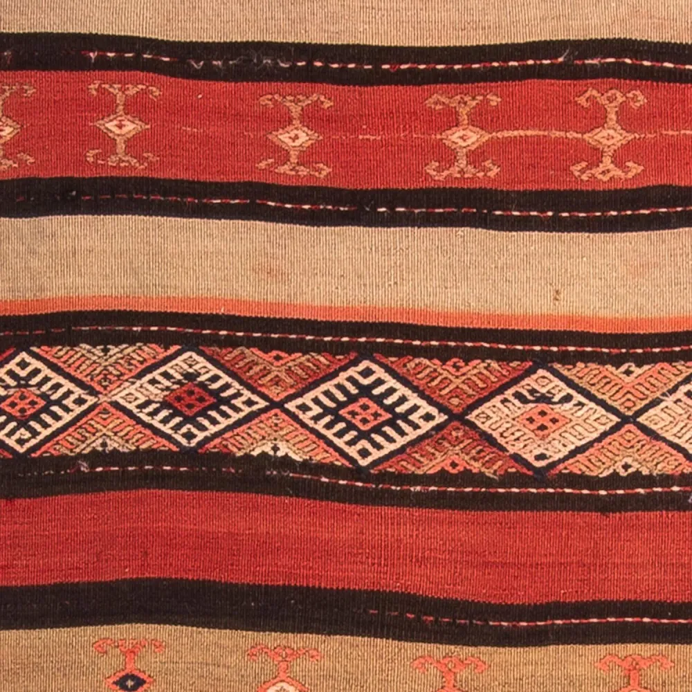 Løper Kelimteppe - Gammelt - 315 x 95 cm - flerfarget