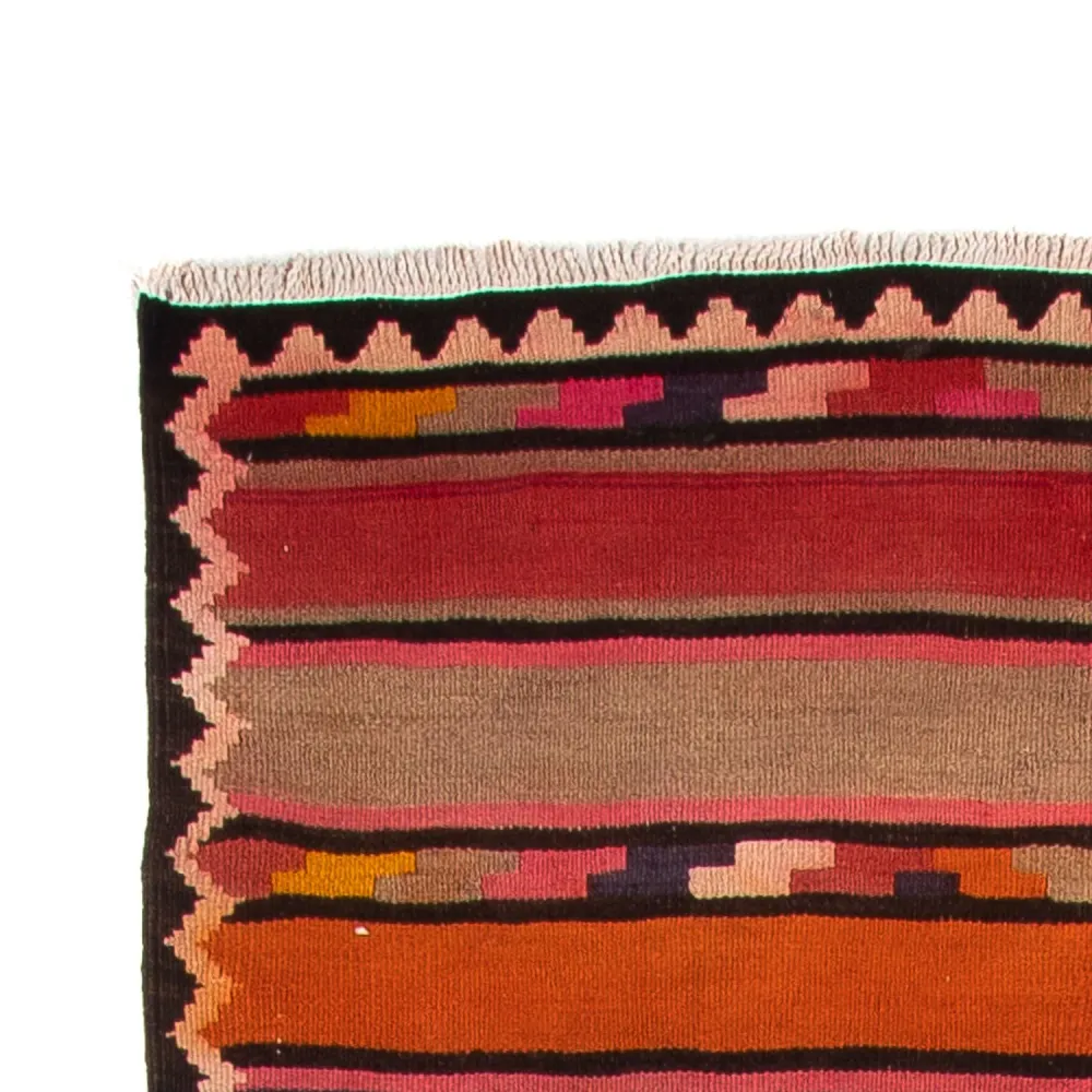 Løper Kelimteppe - Gammelt - 340 x 125 cm - flerfarget