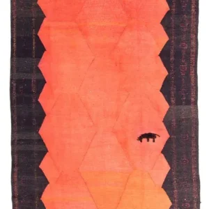 Løper Kelimteppe - Gammelt - 360 x 145 cm - flerfarget