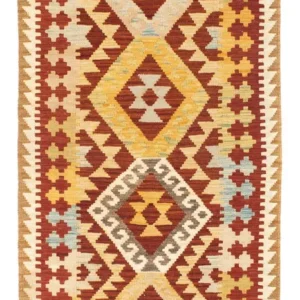 Løper Kelimteppe - Orientalsk - 183 x 80 cm - beige