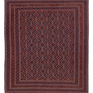Løper Kelimteppe - Orientalsk - 186 x 156 cm - rust