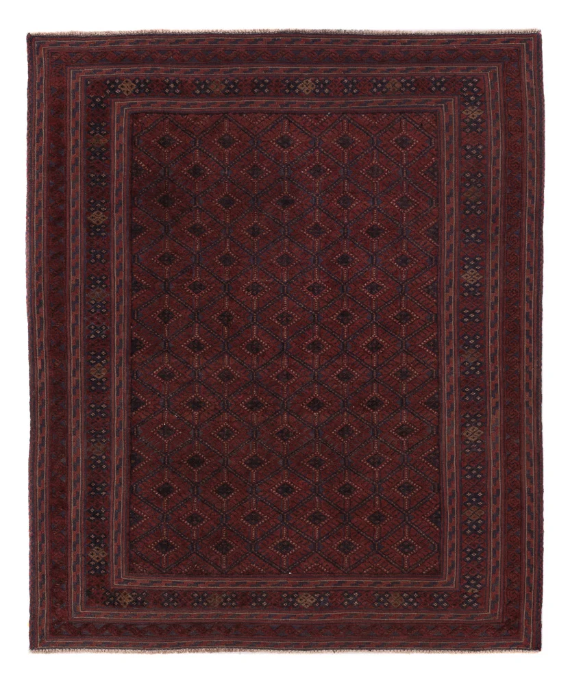 Løper Kelimteppe - Orientalsk - 186 x 156 cm - rust