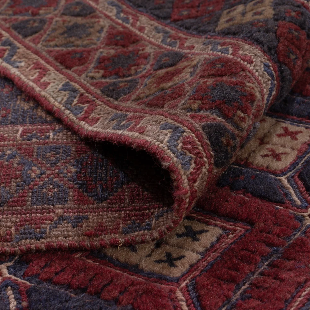 Løper Kelimteppe - Orientalsk - 186 x 158 cm - mørk beige
