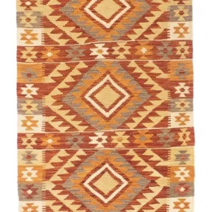Løper Kelimteppe - Orientalsk - 187 x 72 cm - rust