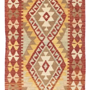 Løper Kelimteppe - Orientalsk - 187 x 71 cm - rust