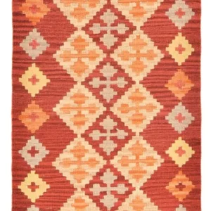 Løper Kelimteppe - Orientalsk - 188 x 83 cm - flerfarget