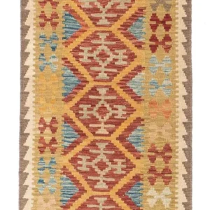 Løper Kelimteppe - Orientalsk - 189 x 70 cm - flerfarget
