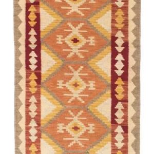 Løper Kelimteppe - Orientalsk - 190 x 71 cm - beige