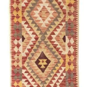 Løper Kelimteppe - Orientalsk - 190 x 73 cm - flerfarget