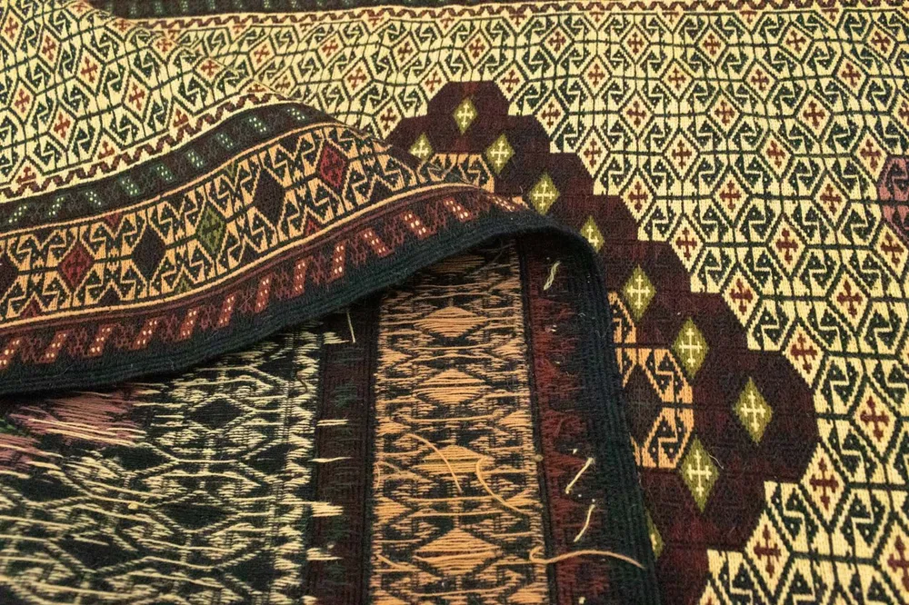 Løper Kelimteppe - Orientalsk - 191 x 84 cm - blå