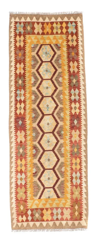 Løper Kelimteppe - Orientalsk - 191 x 74 cm - beige