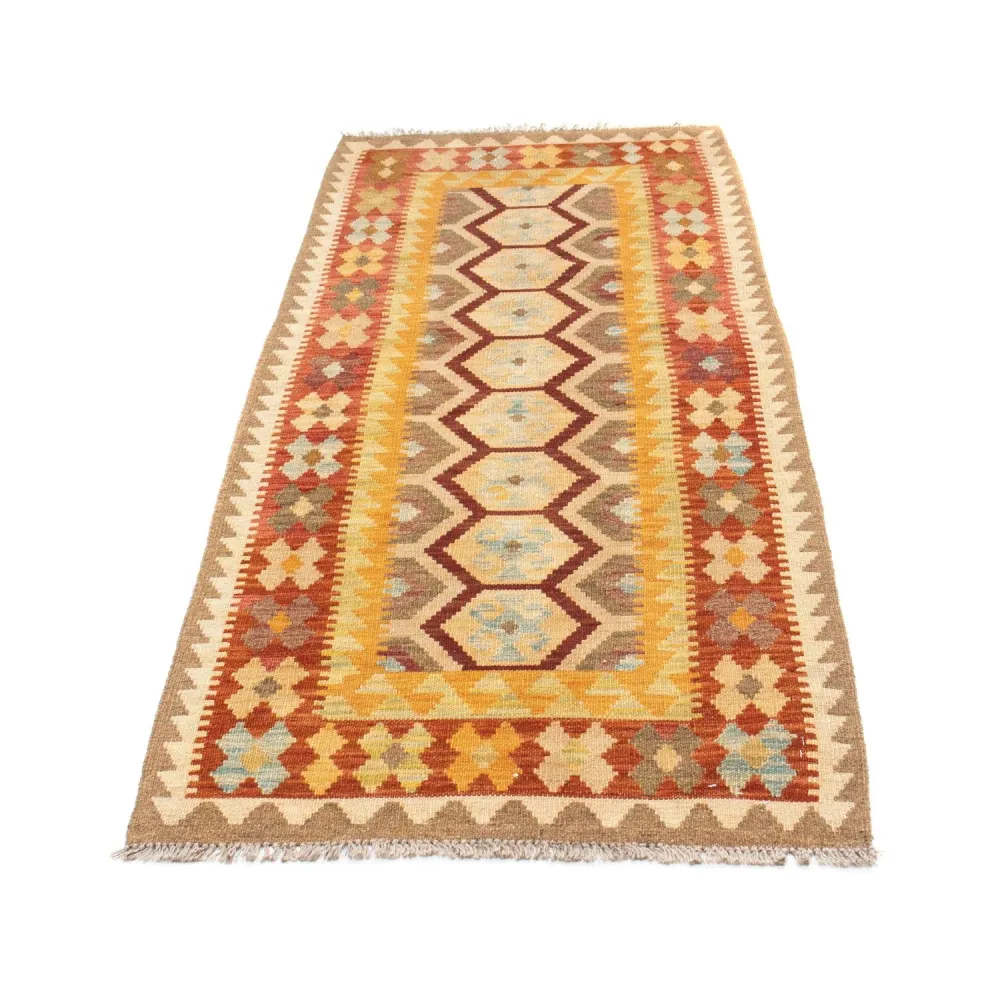 Løper Kelimteppe - Orientalsk - 191 x 74 cm - beige