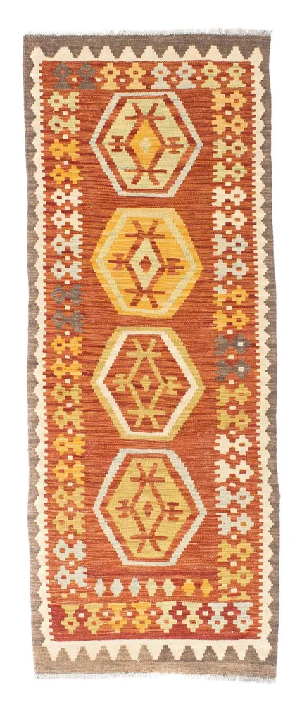 Løper Kelimteppe - Orientalsk - 191 x 72 cm - rust