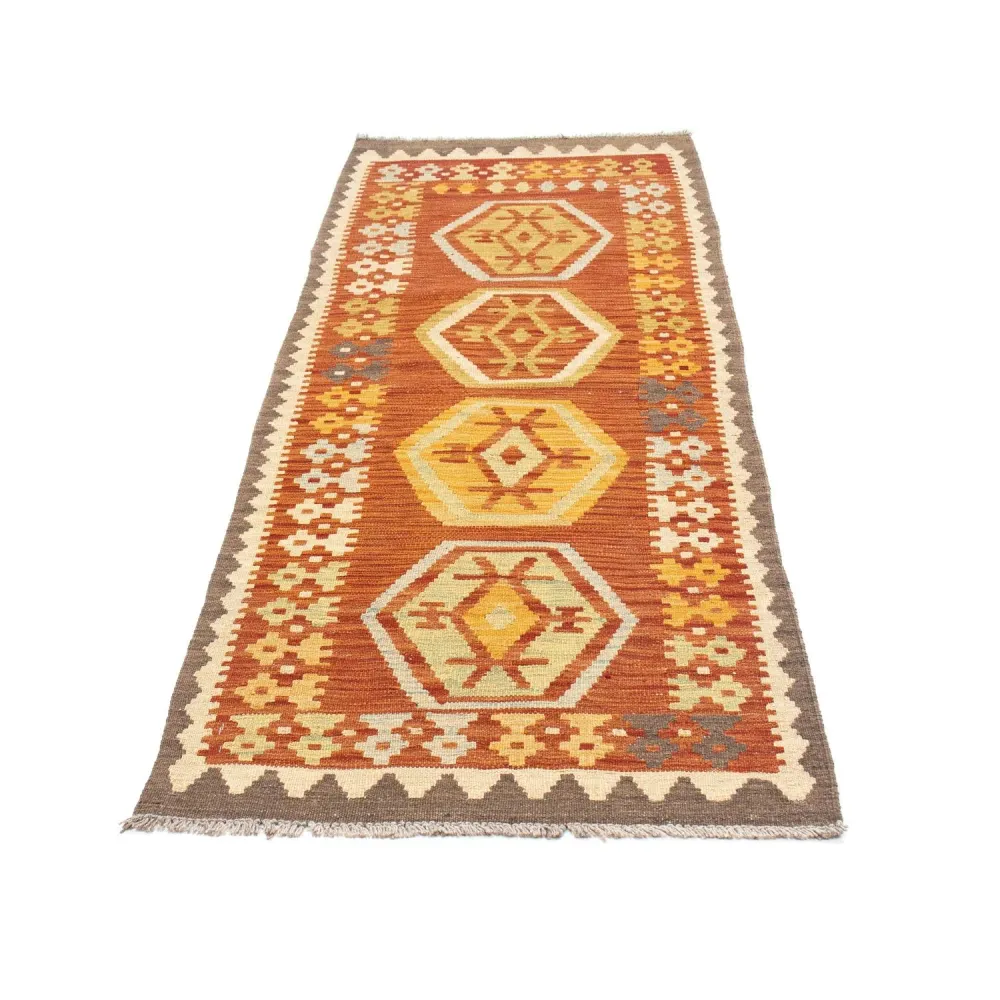 Løper Kelimteppe - Orientalsk - 191 x 72 cm - rust