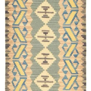 Løper Kelimteppe - Orientalsk - 192 x 80 cm - flerfarget