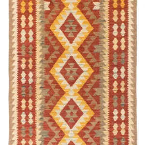 Løper Kelimteppe - Orientalsk - 192 x 76 cm - rust