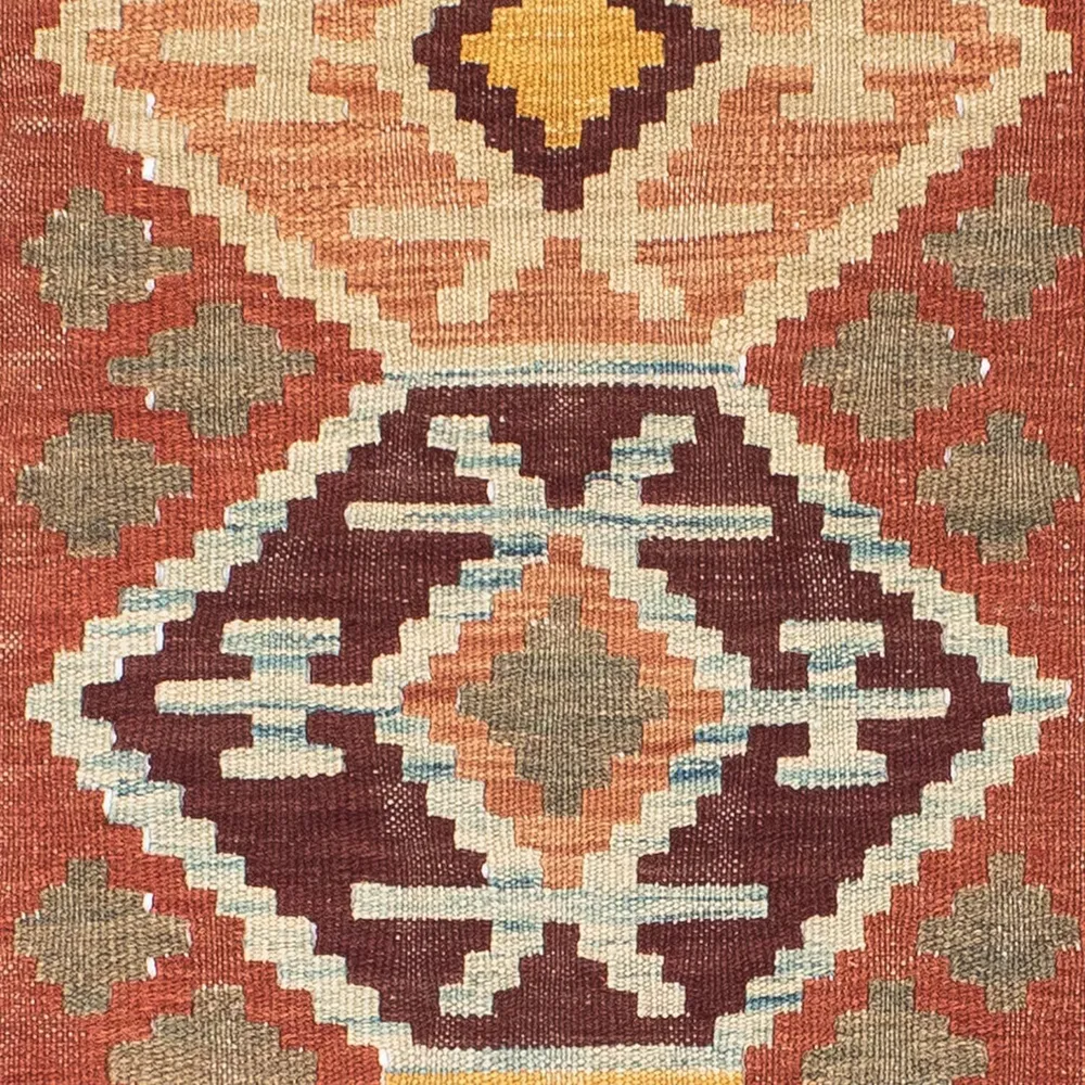 Løper Kelimteppe - Orientalsk - 193 x 75 cm - brun