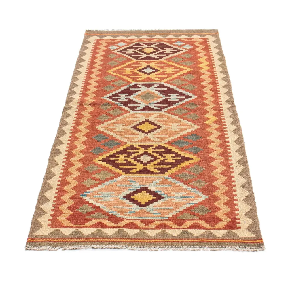 Løper Kelimteppe - Orientalsk - 193 x 75 cm - brun