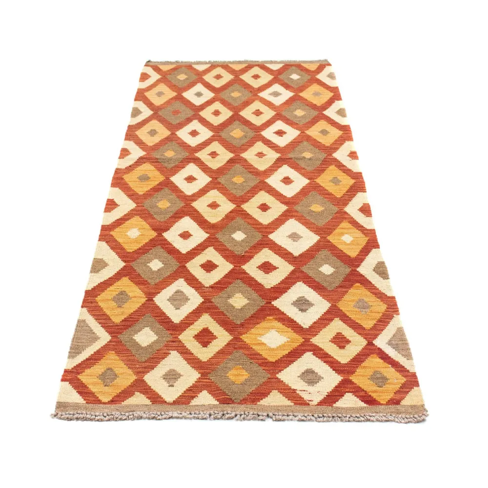 Løper Kelimteppe - Orientalsk - 193 x 73 cm - rust