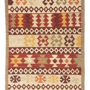 Løper Kelimteppe - Orientalsk - 194 x 75 cm - flerfarget