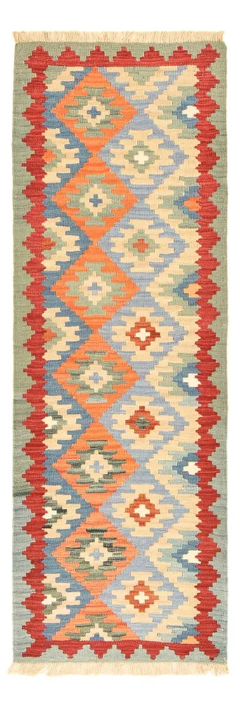 Løper Kelimteppe - Orientalsk - 194 x 66 cm - flerfarget