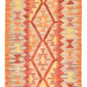 Løper Kelimteppe - Orientalsk - 194 x 65 cm - flerfarget