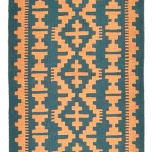Løper Kelimteppe - Orientalsk - 194 x 62 cm - flerfarget
