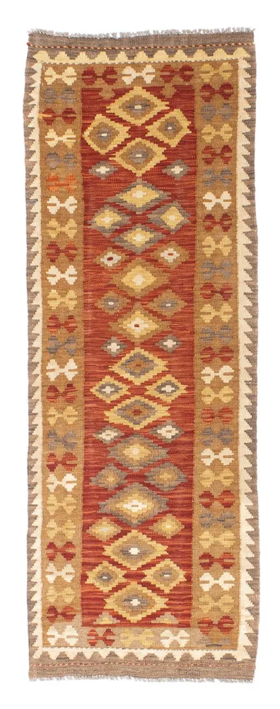 Løper Kelimteppe - Orientalsk - 194 x 67 cm - rust
