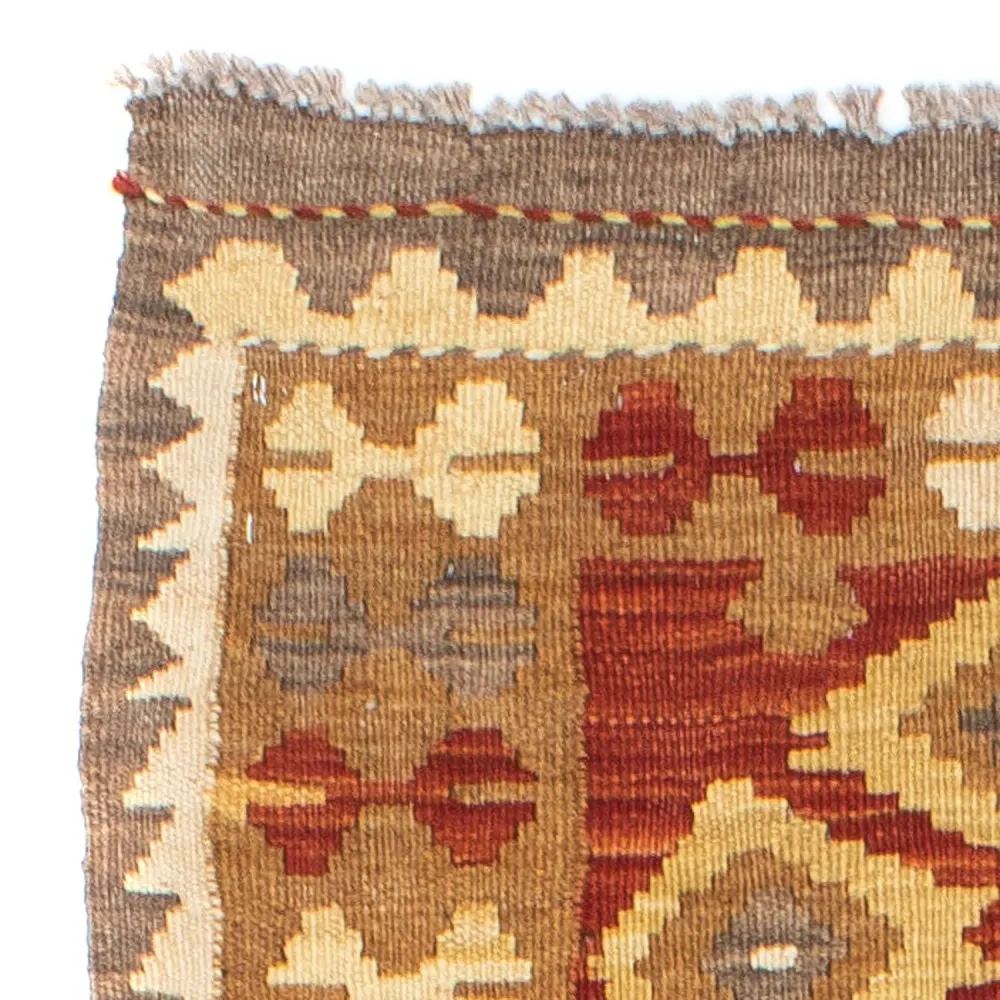 Løper Kelimteppe - Orientalsk - 194 x 67 cm - rust