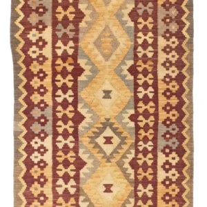 Løper Kelimteppe - Orientalsk - 195 x 79 cm - brun