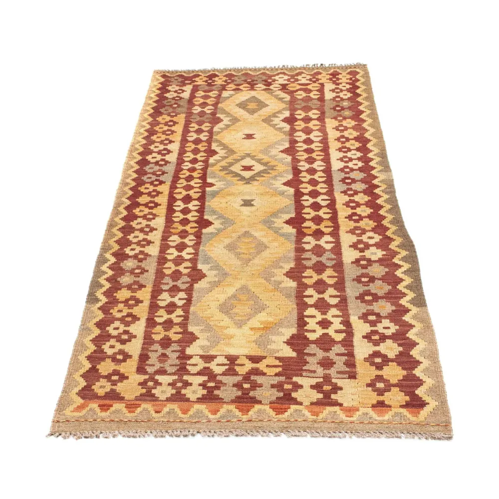 Løper Kelimteppe - Orientalsk - 195 x 79 cm - brun