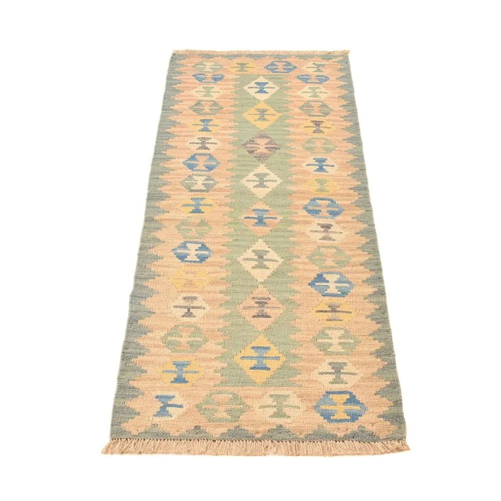 Løper Kelimteppe - Orientalsk - 195 x 60 cm - flerfarget