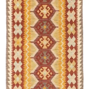 Løper Kelimteppe - Orientalsk - 195 x 65 cm - rust