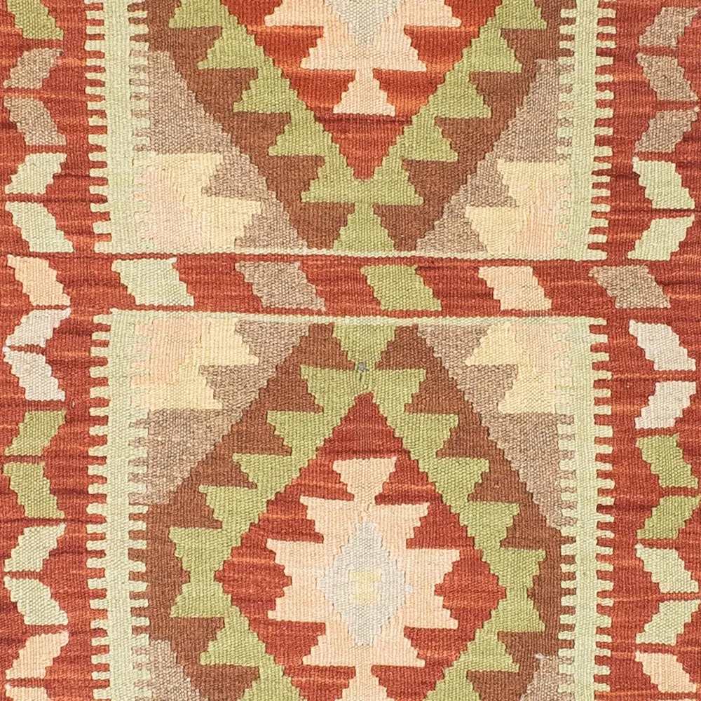 Løper Kelimteppe - Orientalsk - 196 x 86 cm - beige