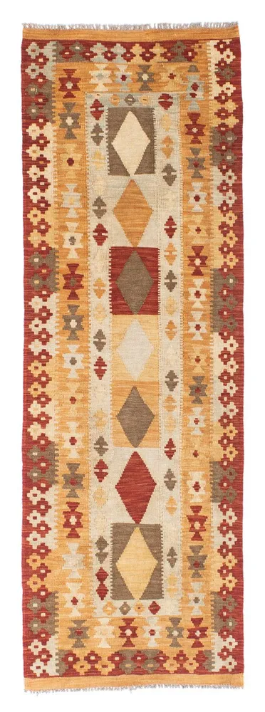 Løper Kelimteppe - Orientalsk - 196 x 72 cm - beige