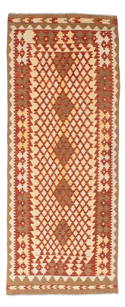 Løper Kelimteppe - Orientalsk - 197 x 79 cm - beige