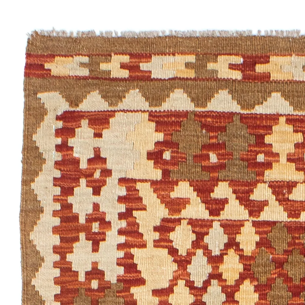 Løper Kelimteppe - Orientalsk - 197 x 79 cm - beige