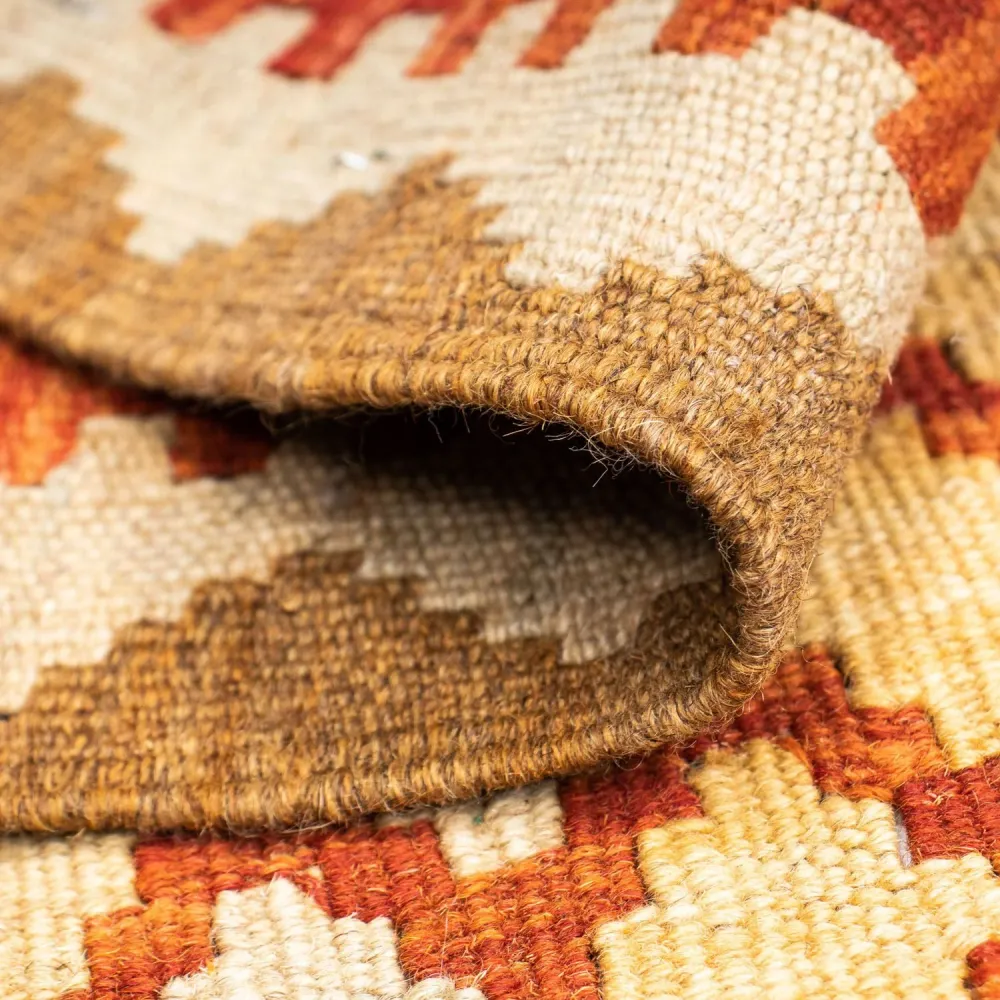 Løper Kelimteppe - Orientalsk - 197 x 79 cm - beige