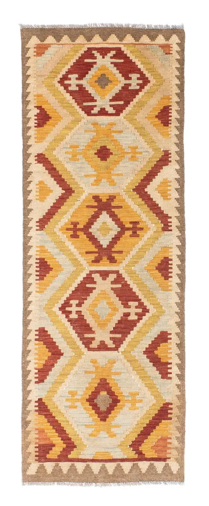 Løper Kelimteppe - Orientalsk - 197 x 70 cm - beige