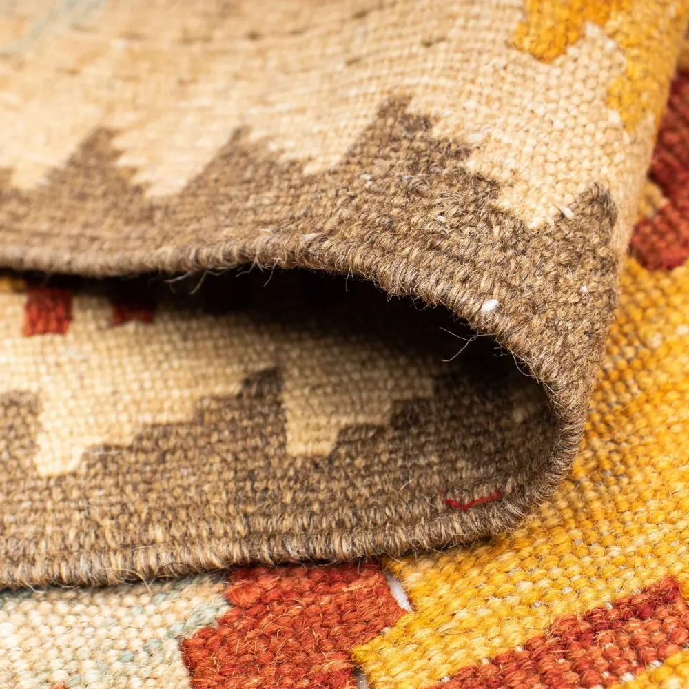 Løper Kelimteppe - Orientalsk - 197 x 70 cm - beige