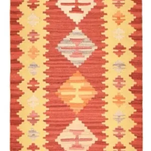 Løper Kelimteppe - Orientalsk - 197 x 60 cm - flerfarget
