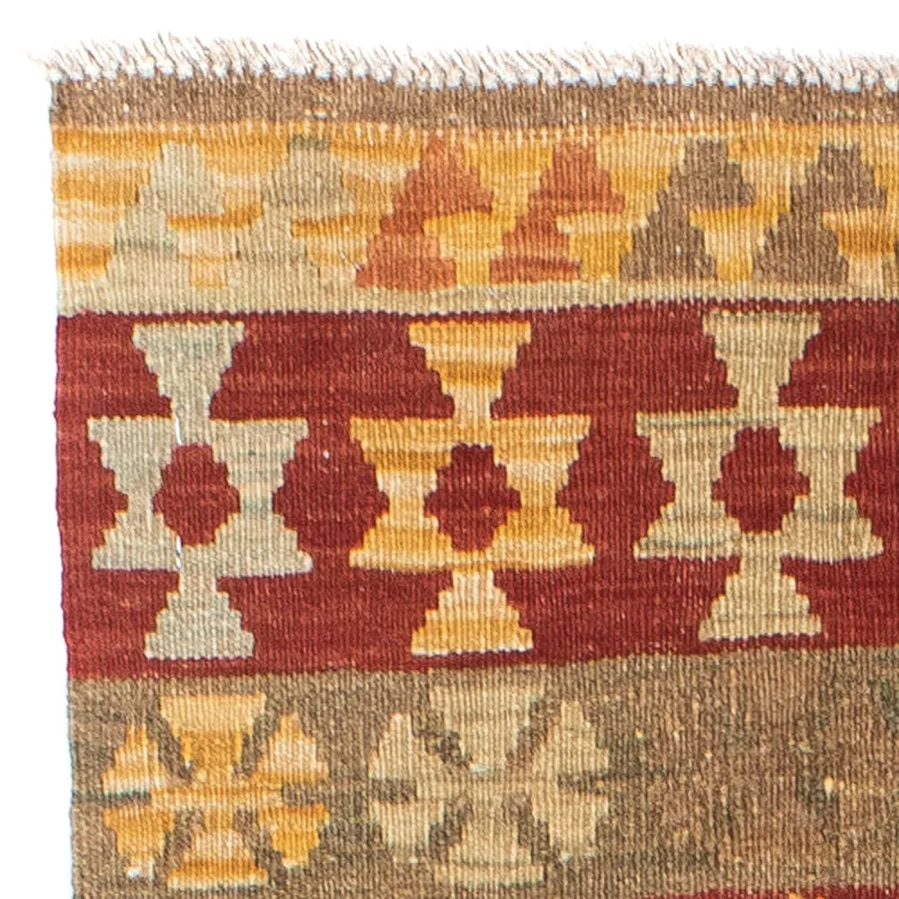 Løper Kelimteppe - Orientalsk - 197 x 75 cm - flerfarget