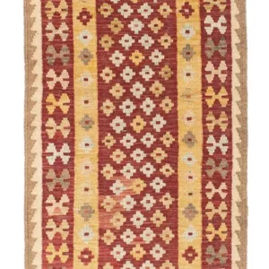 Løper Kelimteppe - Orientalsk - 197 x 73 cm - rust