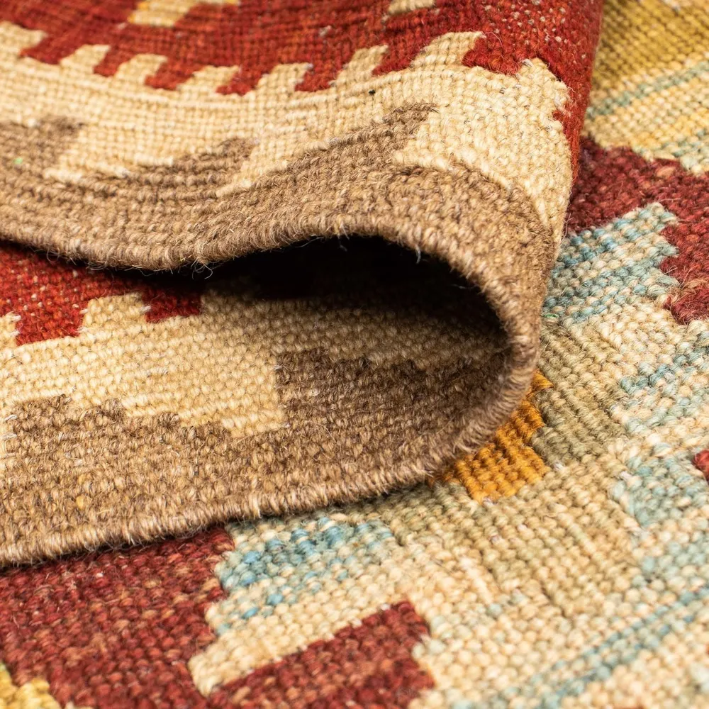 Løper Kelimteppe - Orientalsk - 198 x 75 cm - beige