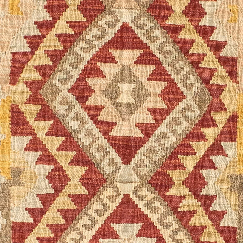 Løper Kelimteppe - Orientalsk - 198 x 73 cm - beige