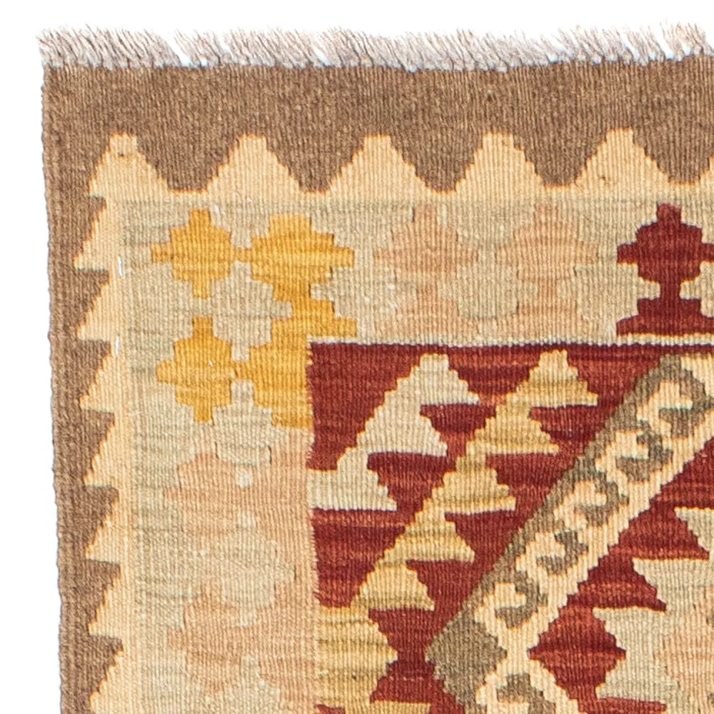 Løper Kelimteppe - Orientalsk - 198 x 73 cm - beige