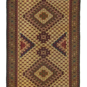 Løper Kelimteppe - Orientalsk - 198 x 78 cm - flerfarget
