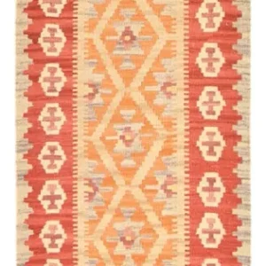 Løper Kelimteppe - Orientalsk - 198 x 63 cm - flerfarget
