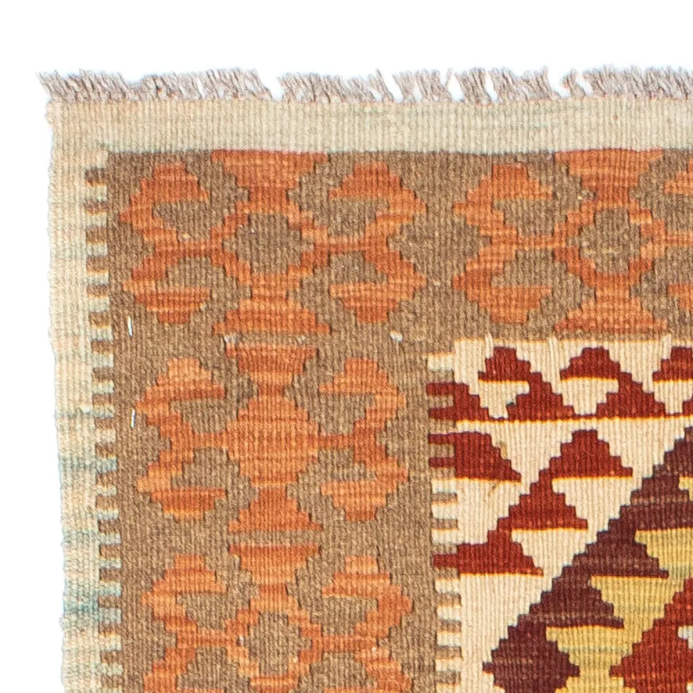 Løper Kelimteppe - Orientalsk - 199 x 77 cm - beige