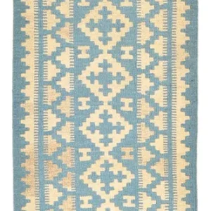 Løper Kelimteppe - Orientalsk - 199 x 64 cm - flerfarget